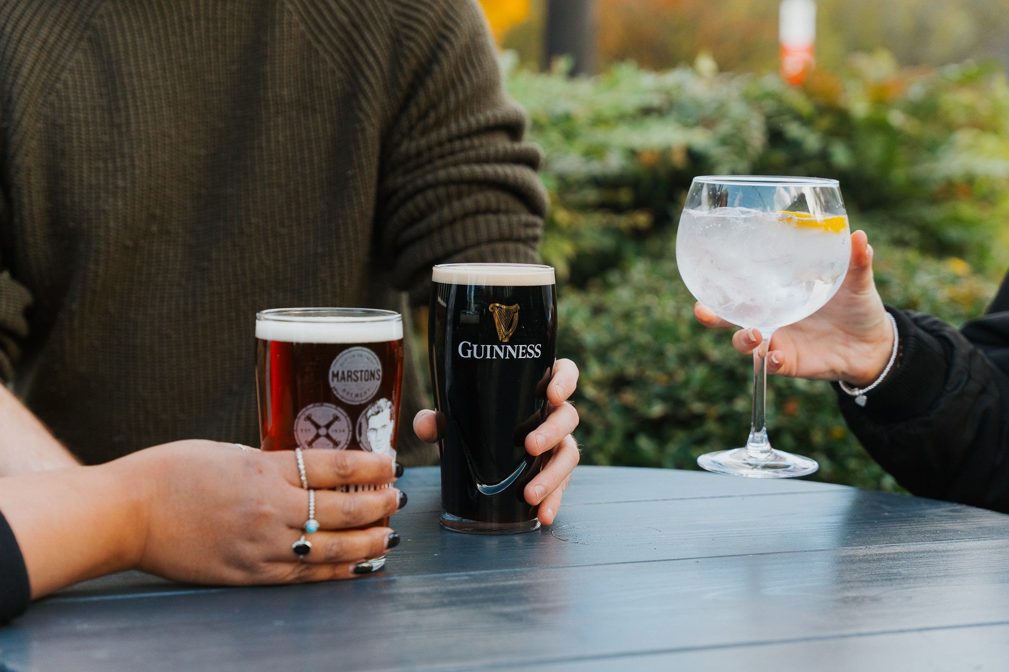 Pub beer garden at The Park Gate Inn Drink in the great outdoors with us